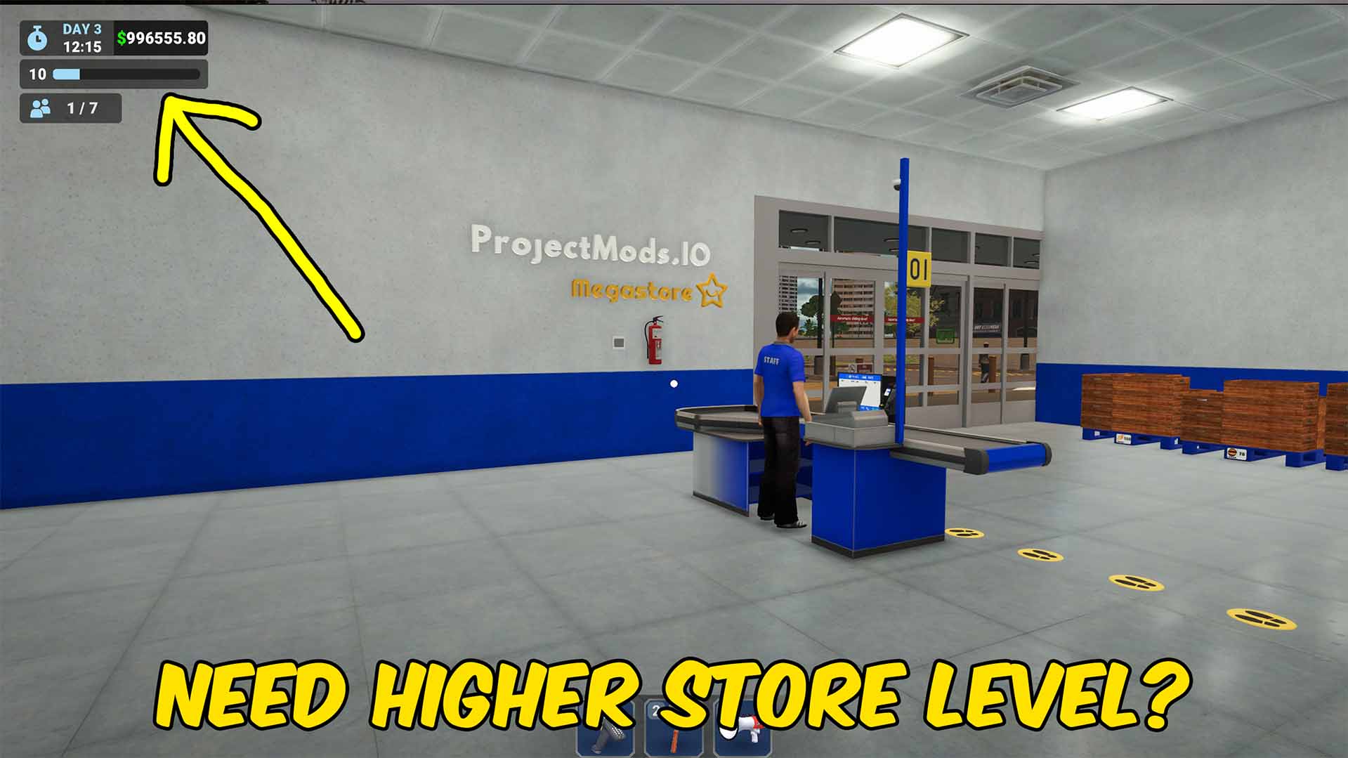 Megastore Simulator — Level Up